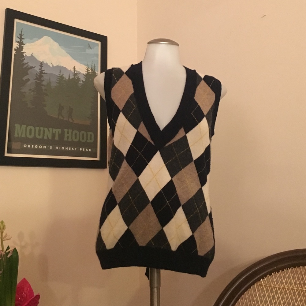 2/$15  Argyle V Neck Sweater Vest